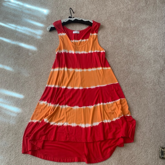 CALVIN KLEIN SLEEVELESS DRESS SIZE M/L - Picture 3 of 9